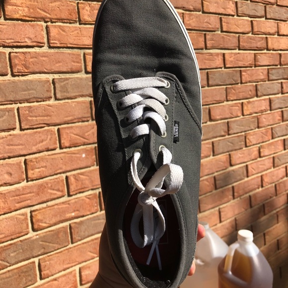 Men’s Gray Vans - Picture 3 of 5